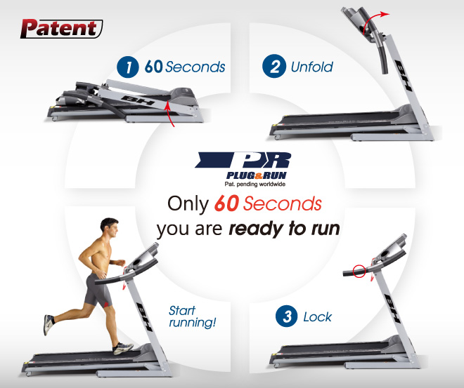 BH Fitness Vector Treadmill 60 Seconds