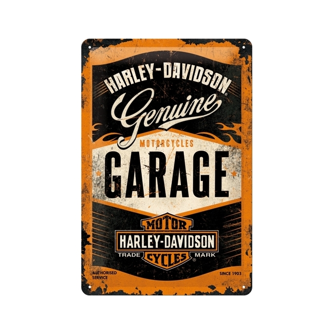 Nostalgic-Art Medium Metal Sign Harley Garage