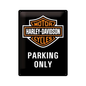 Nostalgic-Art Large Metal Sign Harley Parking Only