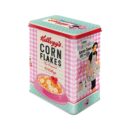 Nostalgic-Art Tin Storage Box Large Kellogg's Happy Hostess Corn Flakes