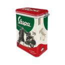 Nostalgic-Art Clip Top Storage Tin Vespa The Italian Classic