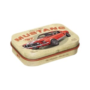 Nostalgic-Art Sugar Free Mints in Tin Ford Mustang GT 1967 Red